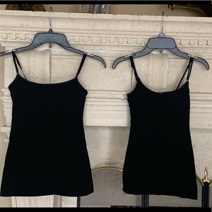 Two Black Cami / Tank Top
